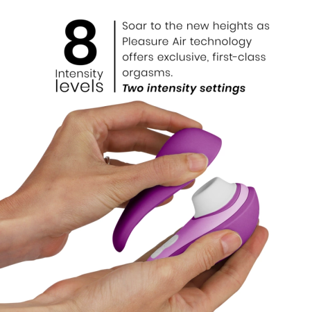 Womanizer Liberty 2 Violet Intimate Air Wave Device with Magnetic Cover