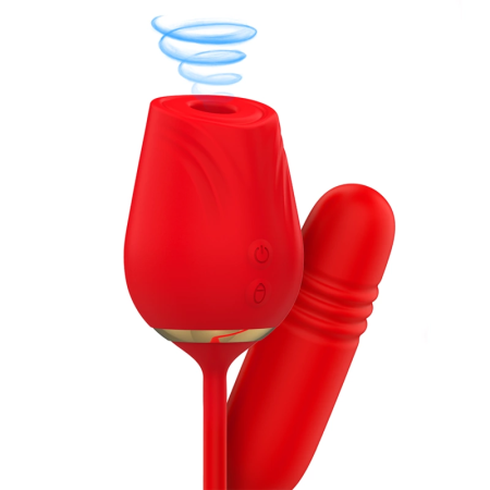 MIA Amalfi Double Pleasure Wand - Dual-Action Silicone Massager, Rechargeable