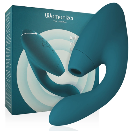 Womanizer Duo 2 Blue Petrol - Dual-Action Air Pulse & Vibration System