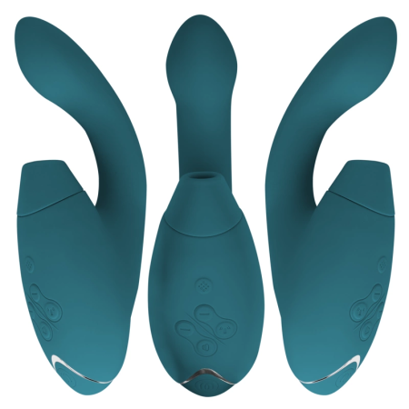 Womanizer Duo 2 Blue Petrol - Dual-Action Air Pulse & Vibration System