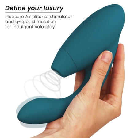 Womanizer Duo 2 Blue Petrol - Dual-Action Air Pulse & Vibration System