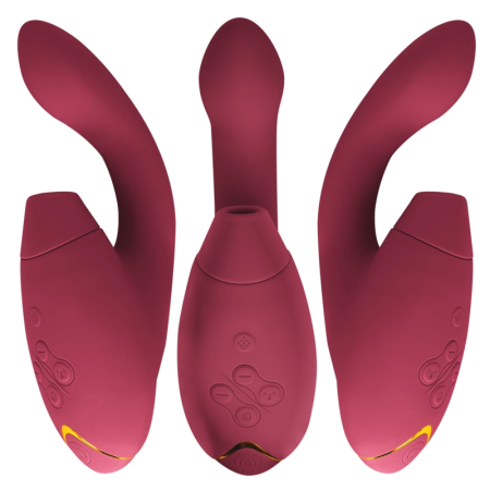 Womanizer Duo 2 Bordeaux Dual Action Intimate Device, Waterproof, Silicone