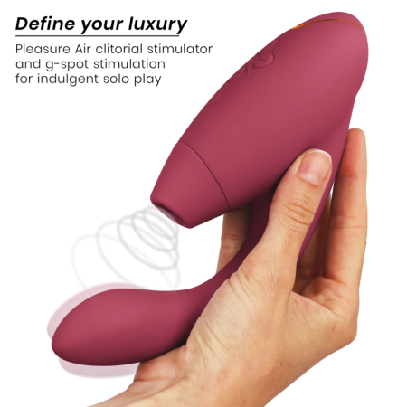 Womanizer Duo 2 Bordeaux Dual Action Intimate Device, Waterproof, Silicone