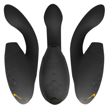 Womanizer Duo 2 Black - Dual Air Pulse & Vibration System, Silicone