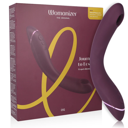 Womanizer OG G-Spot Aubergine Air Pulse System, 12 Intensities, Waterproof