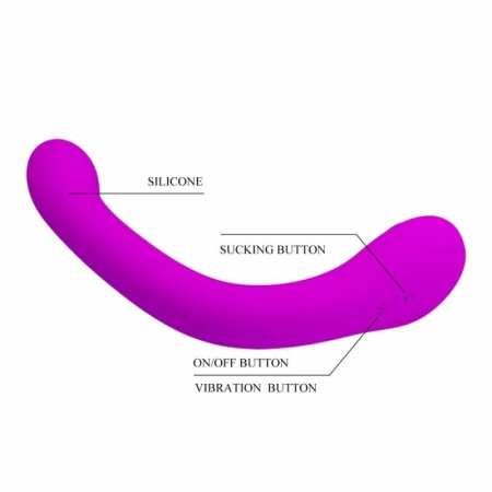 Pretty Love Alex Intimate Wave Device Lilac - 12 Modes, 24.7cm, Silicone