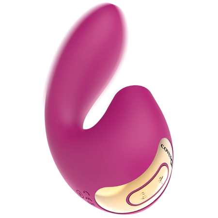COVERME Dual Action Flexible Silicone Intimate Device with Suction, Pink