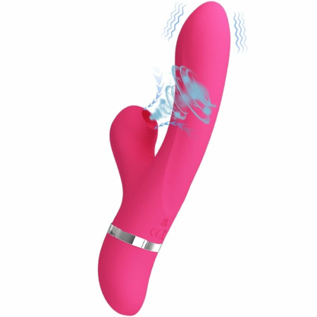 Pretty Love Willow Magenta Dual-Action Intimate Stimulator Silicone