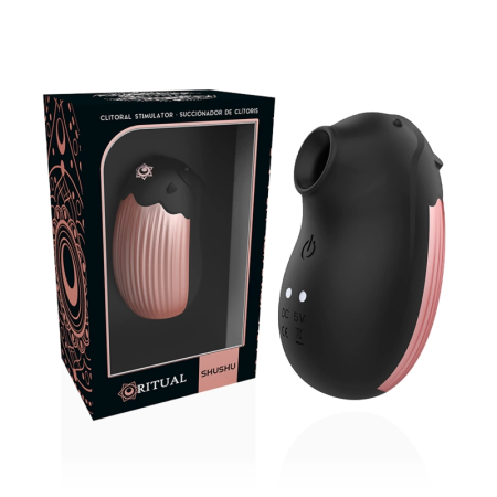 Rithual Shushu 2.0 Azabache Intimate Suction Device, Ergonomic, USB