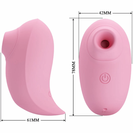 ROMANCE Inhale Bird Mini - Pink Wave Massager with Memory Function