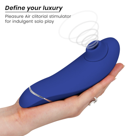Womanizer Premium 2 Blueberry - Air Pulse Intimate Device, 14 Levels, Waterproof