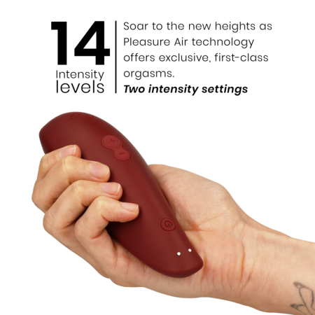 Womanizer Classic 2 Bordeaux Air Pulse System, 10 Intensities, Waterproof