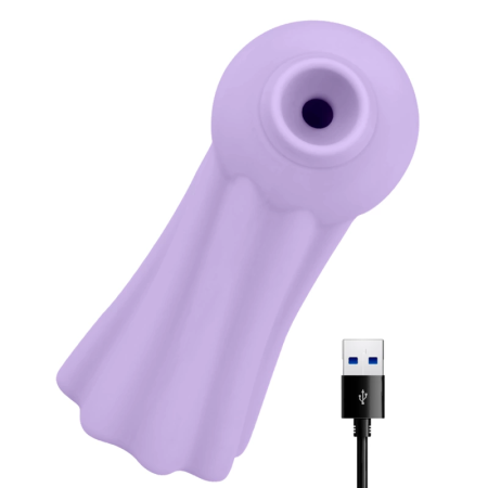 OHMAMA Medusa Compact Silicone Clitoral Stimulator, 10 Modes, USB Charging