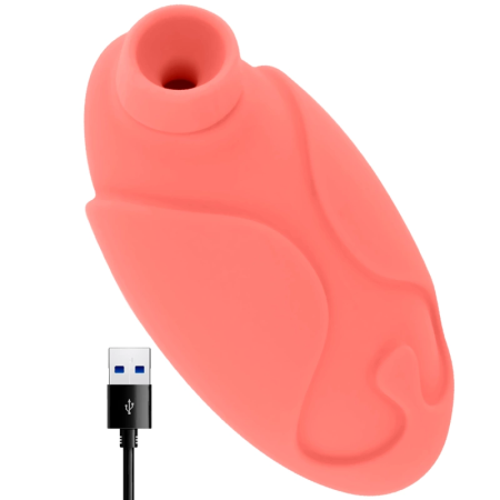 OHMAMA Coral Wave Intimate Massager, 10 Modes, USB, Soft Silicone, 10x5.5cm