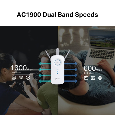 TP-Link 1900Mbps belaidis signalo stiprintuvas RE550