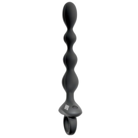 ANOS Flexible Silicone Beads with Dual Motor & Jumping Vibration, 21 cm