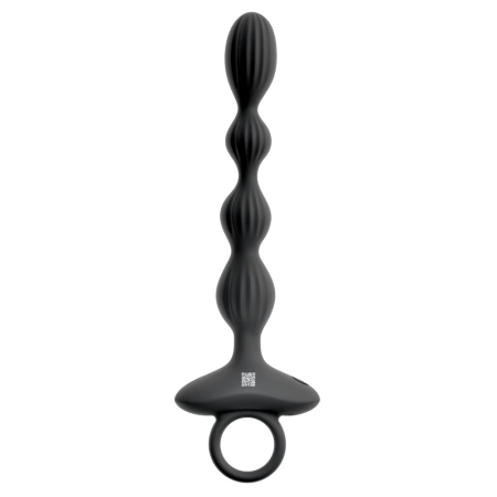 ANOS Flexible Silicone Beads with Dual Motor & Jumping Vibration, 21 cm