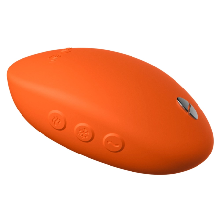 We-Vibe Temp Tangerine Compact Lay-On Device with Warming & Cooling
