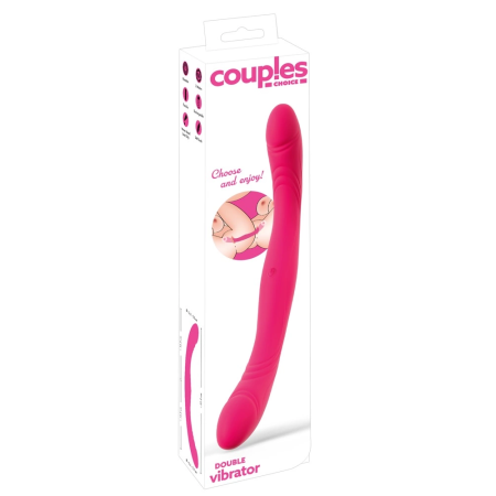 Coup!es Choice CC Dual-Ended Flexible Silicone Intimate Device 31.2cm Purple