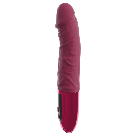 beau coeur VARELO Natural Vibrator Red 23cm 12 Modes Silicone LED USB