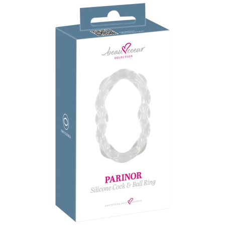 beau coeur PARINOR Silicone Dual Support Ring, Transparent, 10.6 cm