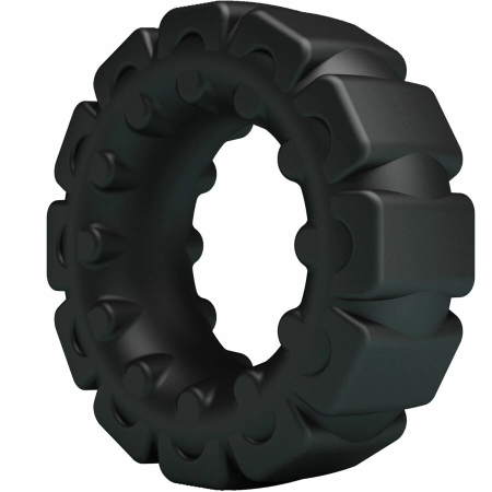 Crazy Bull Laiden Silicone Ring Model 5 Adjustable Black 50mm