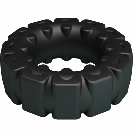 Crazy Bull Laiden Silicone Ring Model 5 Adjustable Black 50mm