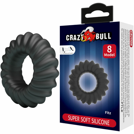 Crazy Bull Fitz Silicone Ring Model 8 Adjustable Comfort Black 55mm