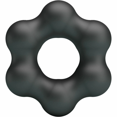 Crazy Bull Clauzell Silicone Adjustable Ring Model 10 - Black, 60 mm