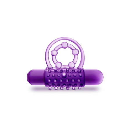 Blush Play With Me The Player Vibrating Dual Support Ring TPE Blue