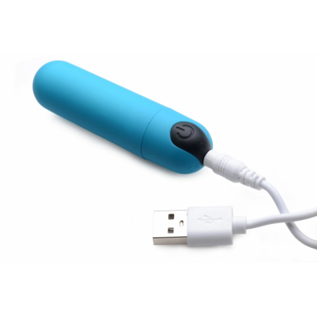 Bang! Bullet Blue - Compact Waterproof Vibrating Device with Remote