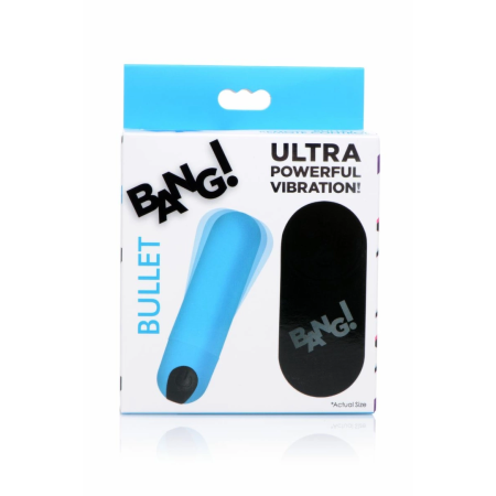 Bang! Bullet Blue - Compact Waterproof Vibrating Device with Remote