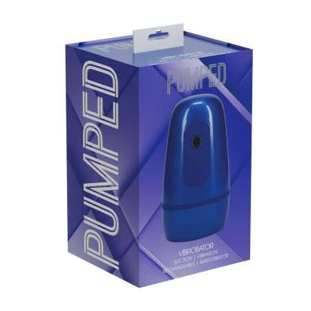 Pulsar Vibrobator Intimate Device Metallic Blue with Suction & Vibration