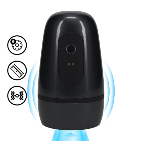 Pulsar Vibrobator Intimate Pump Gun Metal - Suction & Vibration System