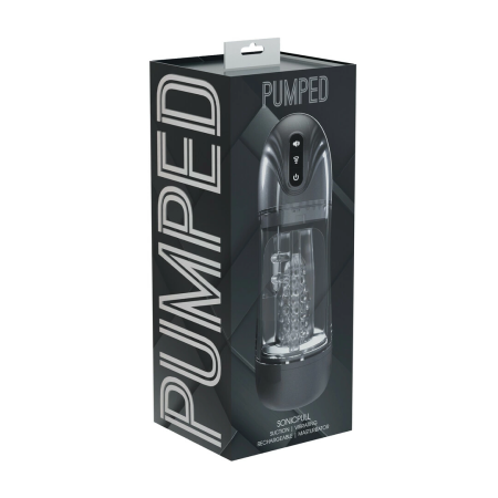 Shots SonicPull Suction & Vibration Intimate Machine Gun Metal Multimedia