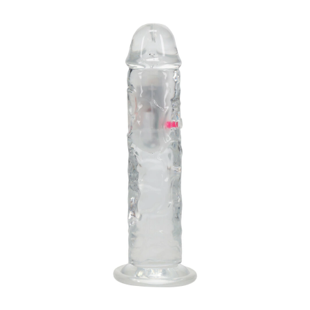 RealRock LED Vibrating Model 20 cm Transparent - Multi-Function Intimate Device