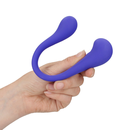Loveline Dual-ended Flexible Intimate Device with Remote, Purple