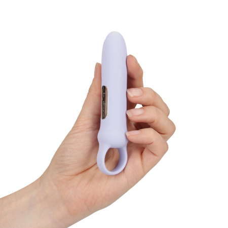 Loveline Vibrating Loop Grip Lavender - 10-Function Compact Massager