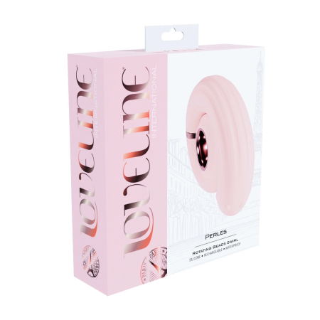 Loveline International Perles Rotating Swirl Device Pink Silicone 10 Modes