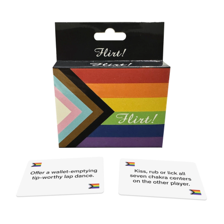 Kheper Games Flirt! Card Game - 107 Action Cards, Party Edition