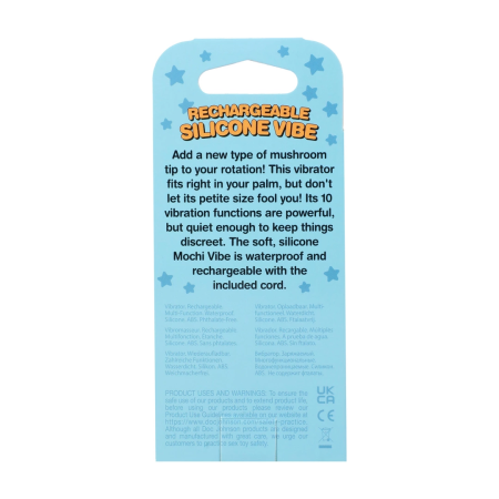 CalExotics Mushroom Vibe Silicone Rechargeable Mini Massager Purple