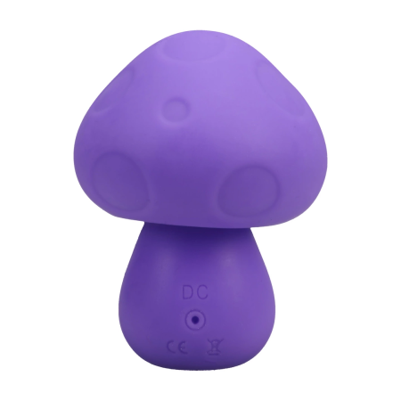 CalExotics Mushroom Vibe Silicone Rechargeable Mini Massager Purple