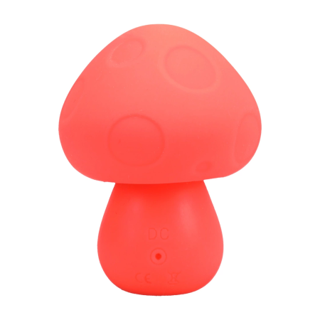 Blush Novelties Mushroom Vibe Silicone Rechargeable Peach, Compact Model