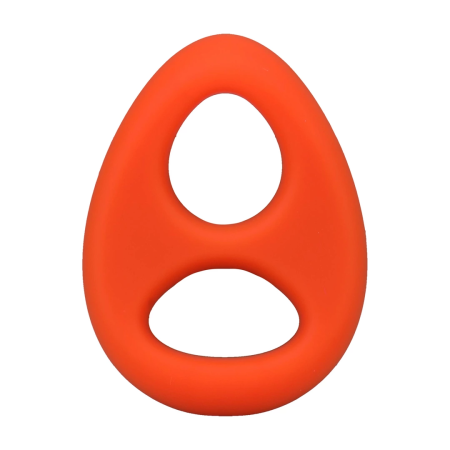 The Code Silicone Ring & Square Bandana Set Orange - Adjustable Comfort