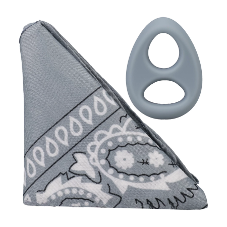 The Code Silicone Support Ring with Matching Grey Bandana Set