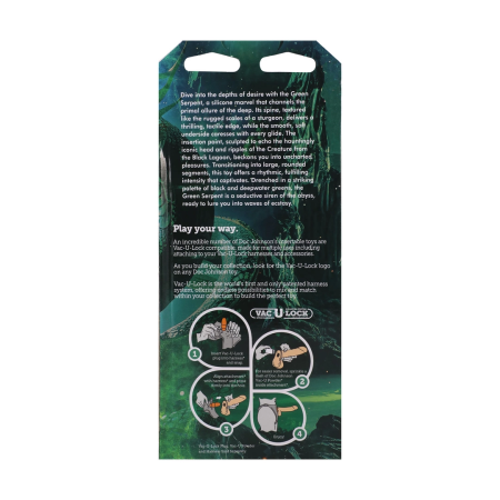 Fantasy Fuckers Serpiente Verde Silicone Intimate Machine Green-Black XL