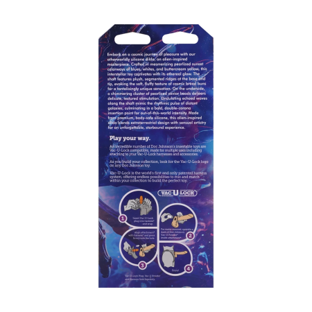 Fantasy Fuckers Via Lactea Multicolor Silicone Intimate Machine 20 cm