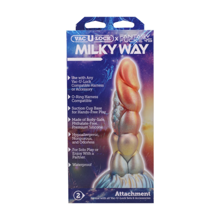Fantasy Fuckers Via Lactea Multicolor Silicone Intimate Machine 20 cm