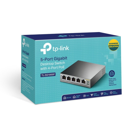 TP-Link 5-Port PoE Switch TL-SG1005P