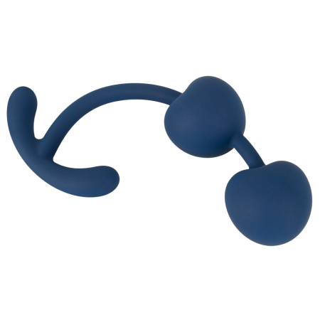 Magic Shiver Love Ball Duo Silicone Pelvic Floor Trainer 15.5cm Violet